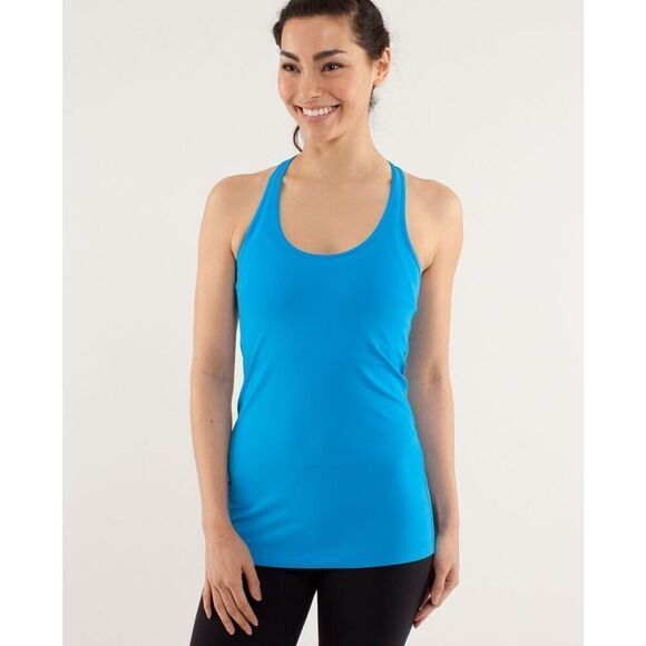 Lululemon Cool Racerback Tank Top in Beach Blanket Blue - Picture 1 of 11